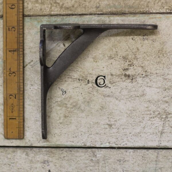 Shelf Bracket GALLOWS Plain Lugs Cast Antique Iron 125mm x 125mm