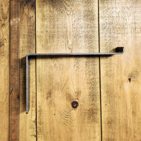 Shelf Bracket UTILITY Medium Duty Angle Lip Steel 150mm x 238mm