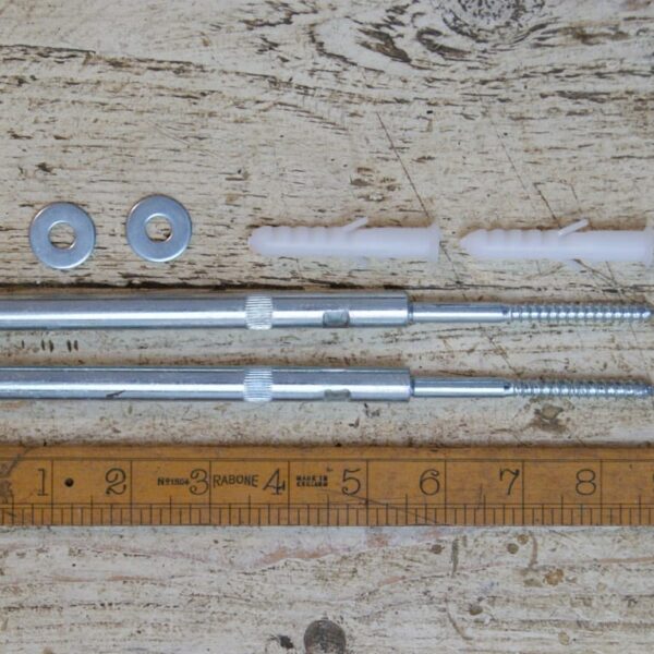 Concealed Shelf Support Screw-in 140mm Rod Masonry 12mm x 230mm