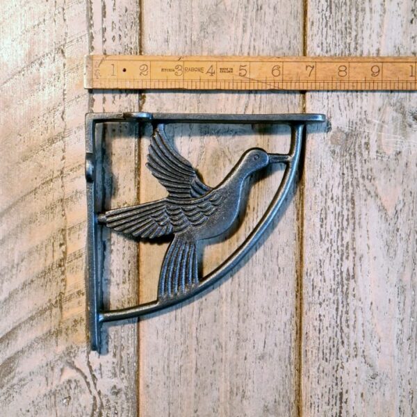 Shelf Wall Bracket DOVE Antique Cast Iron 175mm x 175mm also see D177