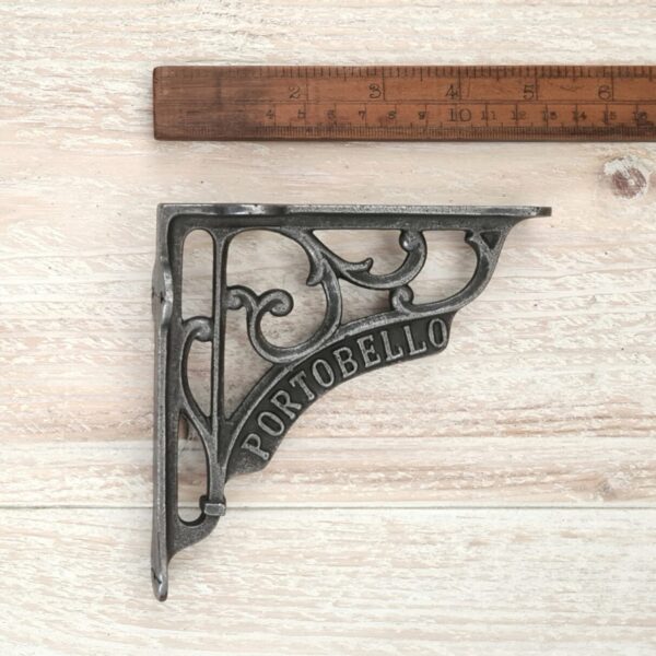 Shelf Bracket PORTOBELLO Heritage Cast Antique Iron 125mm x 125mm